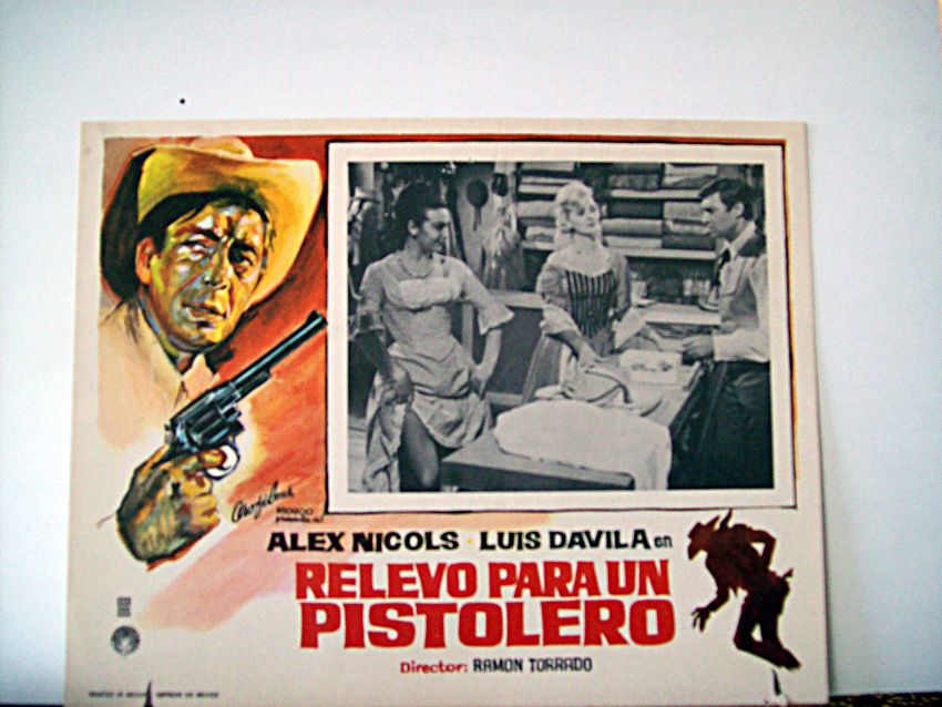 RELEVO PARA UN PISTOLERO MOVIE POSTER RELEVO PARA UN PISTOLERO