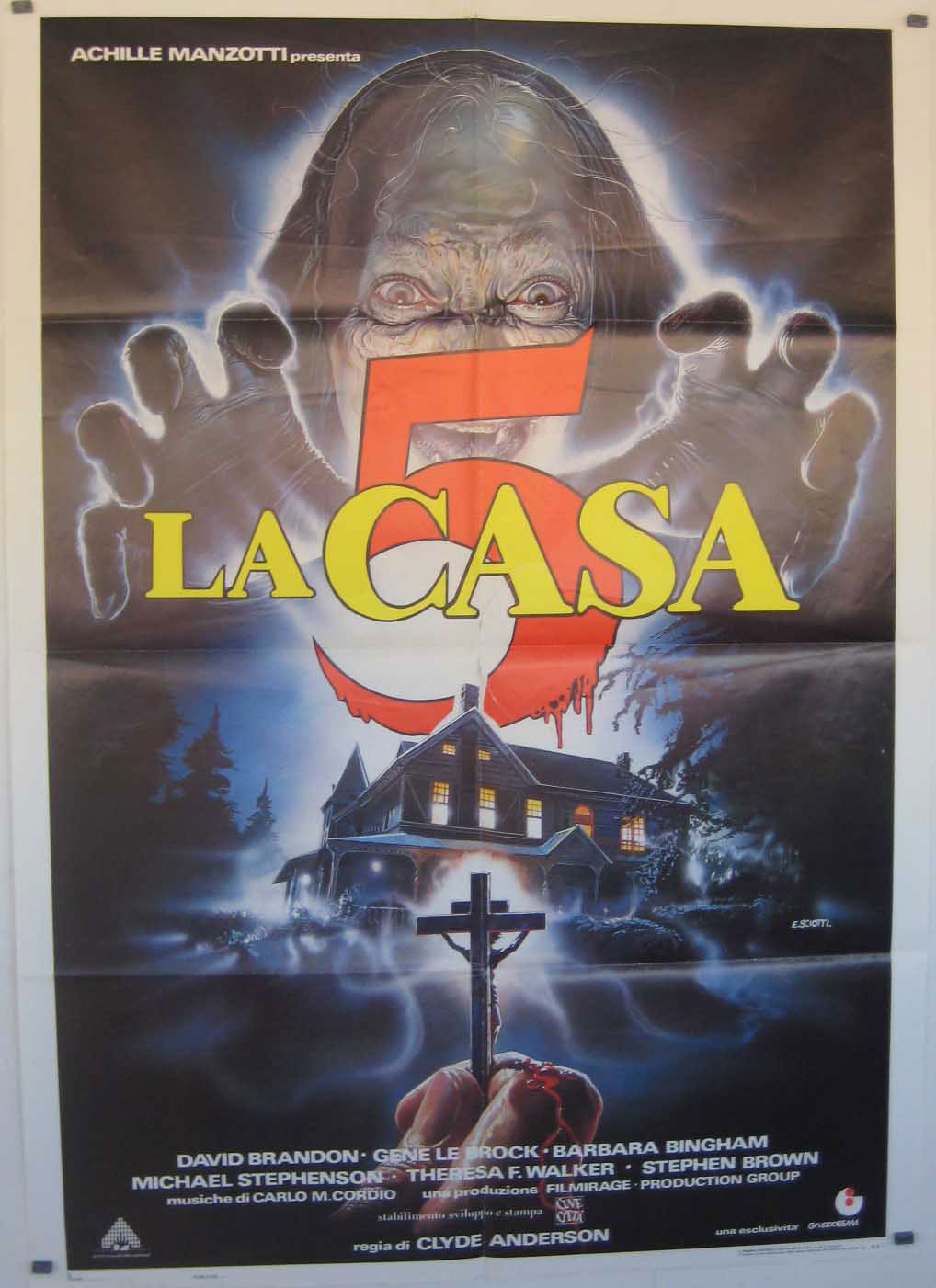 "LA CASA 5" MOVIE POSTER  "HOUSE 5" MOVIE POSTER