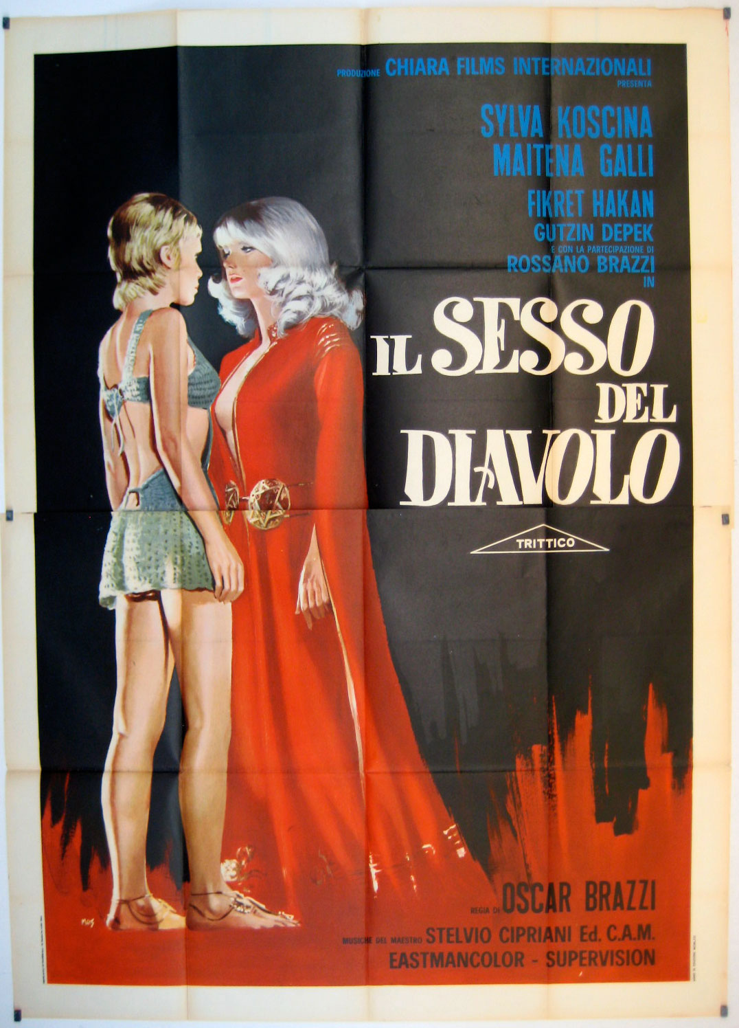 Il Sesso Del Diavolo Movie Poster Trittico Movie Poster