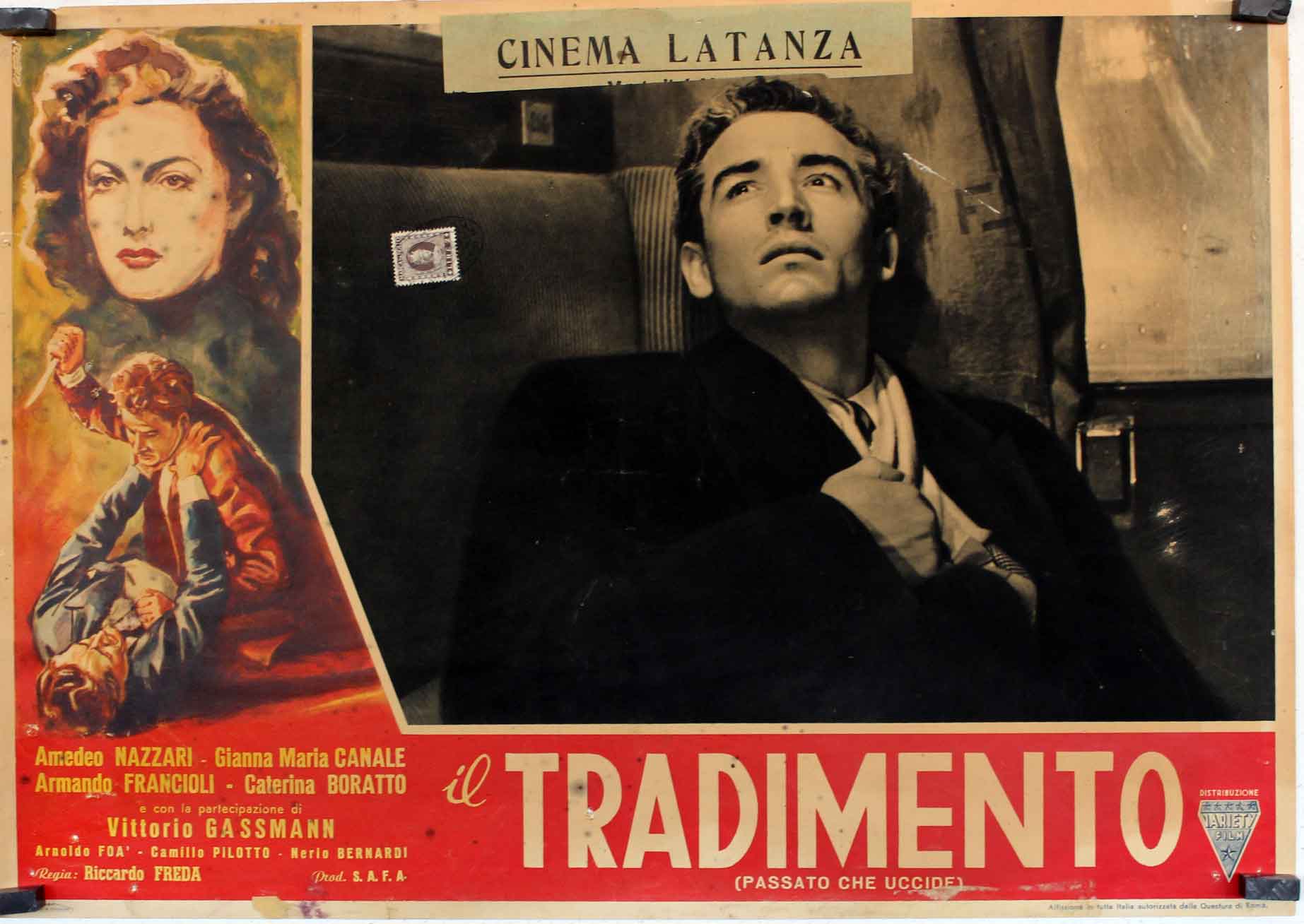 "IL TRADIMENTO" MOVIE POSTER - "TRAHISON" MOVIE POSTER