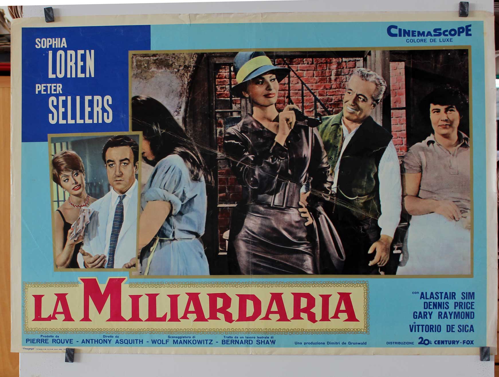 MILIARDARIA LA MOVIE POSTER THE MILLIONAIRRESS MOVIE POSTER