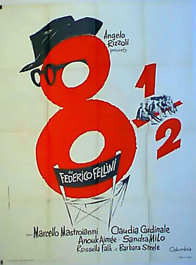  8 1 2 MOVIE POSTER OTTO E MEZZO MOVIE POSTER