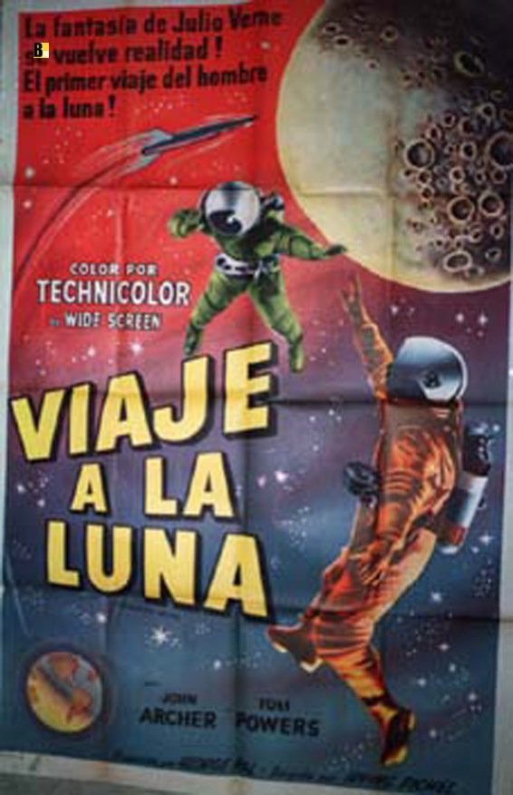 Viaje A La Luna Movie Poster Destination Moon Movie Poster