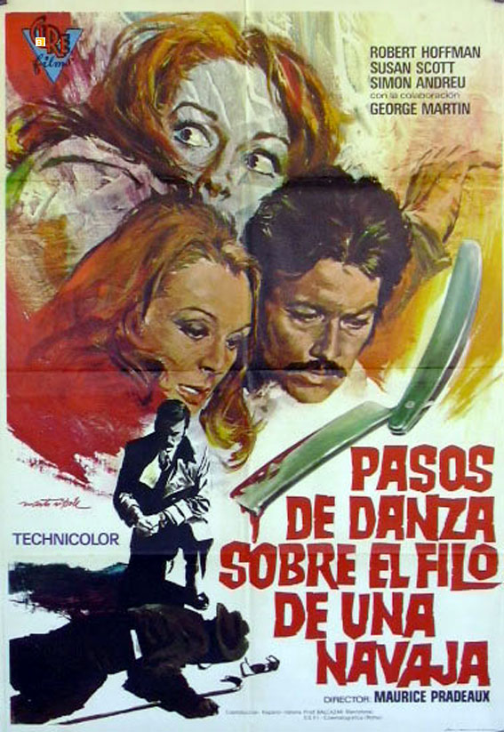 Muerte Danza Sobre El Filo De La Navaja La Movie Poster Passi Di Danza Su Una Lama Di