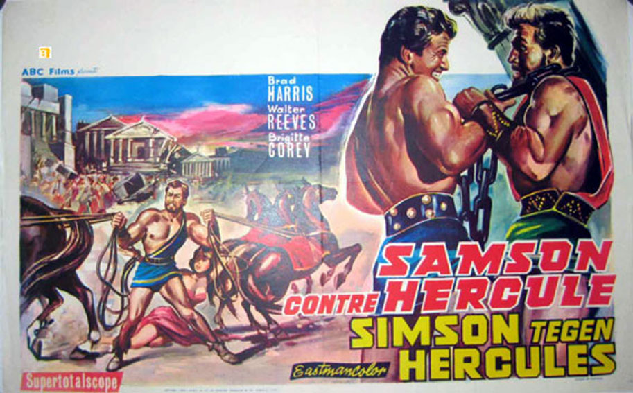 Samson Contre Hercule Movie Poster Sansone Movie Poster