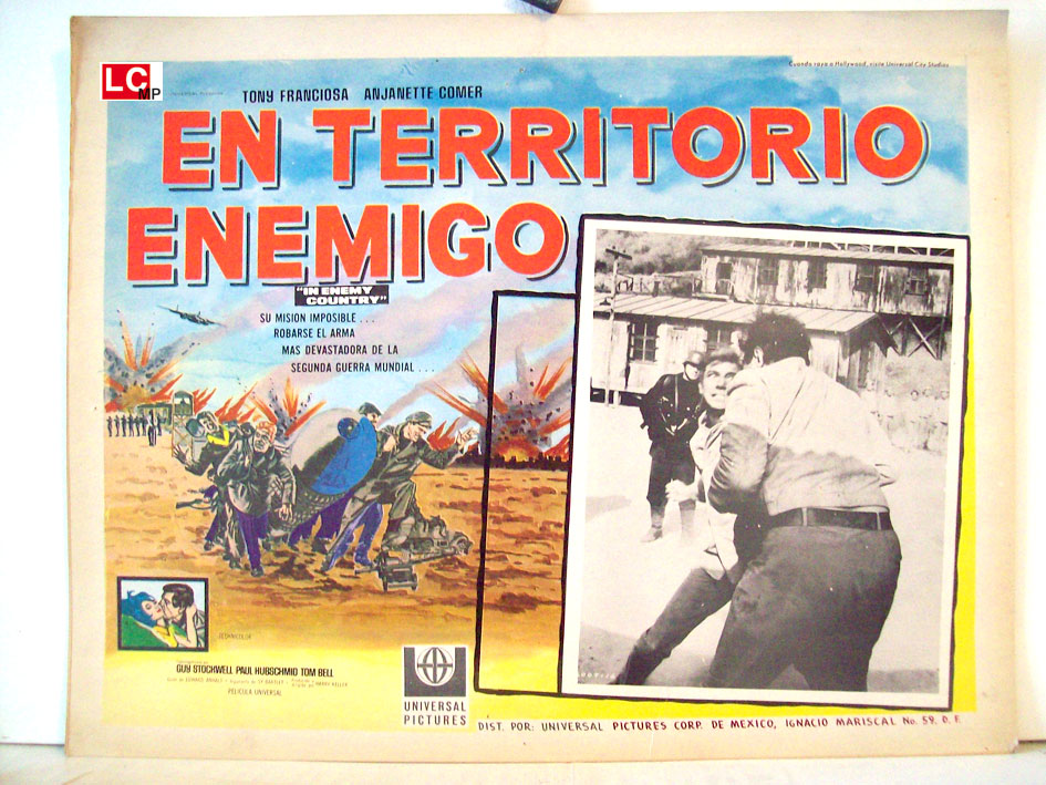 El Territorio Enemigo Movie Poster In Enemy Country Movie Poster