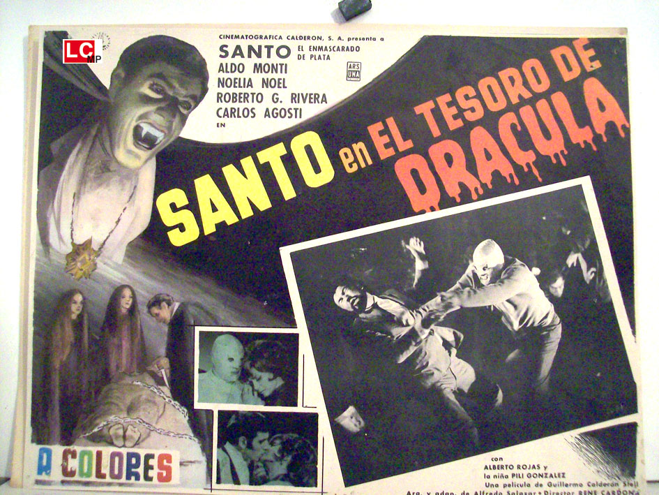 Santo En El Tesoro De Dracula Movie Poster El Tesoro De Dracula Movie Poster 