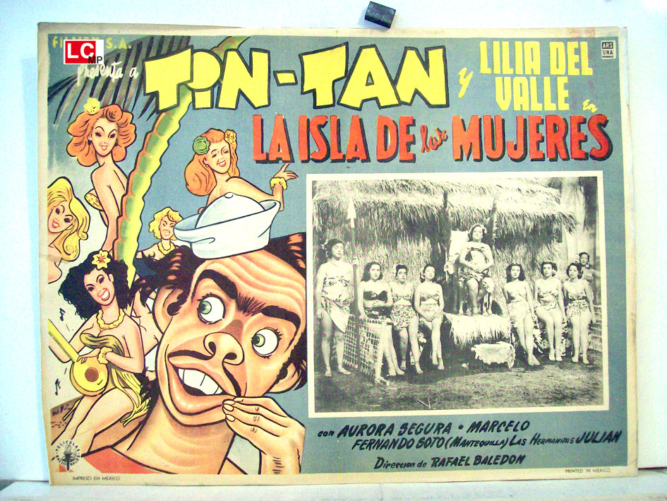 La Isla De Las Mujeres Movie Poster La Isla De Las Mujeres Movie Poster