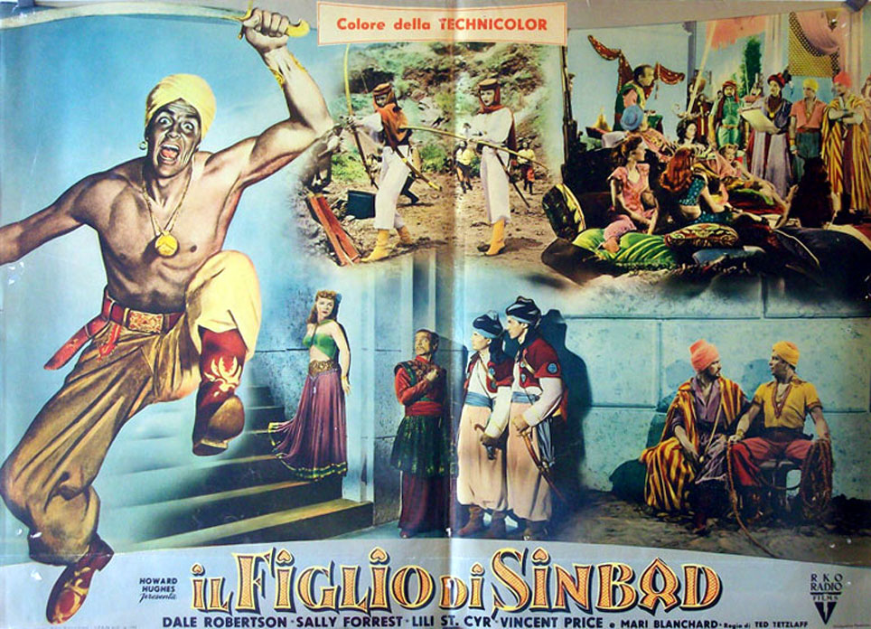 Il Figlio Di Sinbad Movie Poster Son Of Simbad Movie Poster