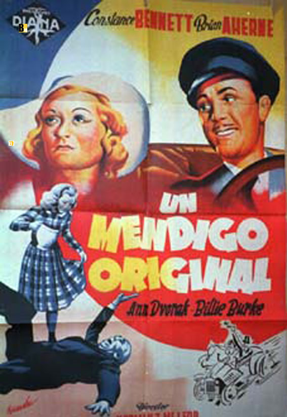 Un Mendigo Original Movie Poster Merrily We Live Movie Poster