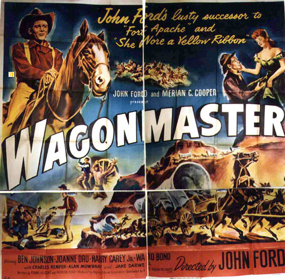Image of Ben Johnson And Harry Carey Jr. , Wagon Master 1950