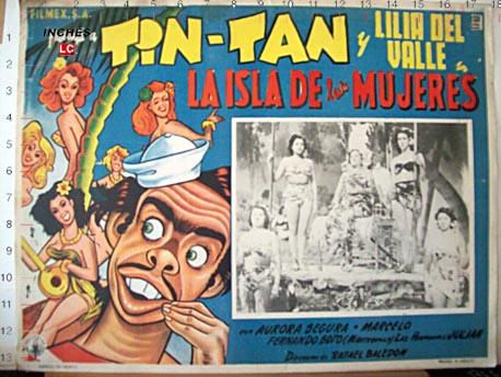 LA ISLA DE LAS MUJERES MOVIE POSTER LA ISLA DE LAS MUJERES MOVIE POSTER