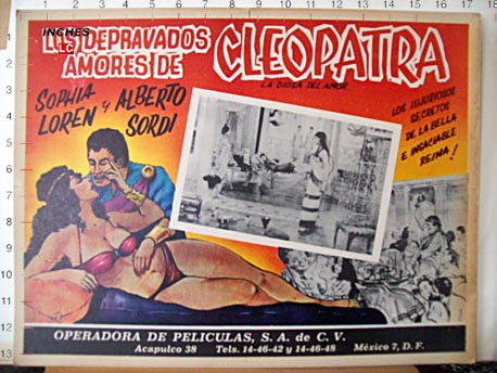 LOS DEPRAVADOS AMORES DE CLEOPATRA