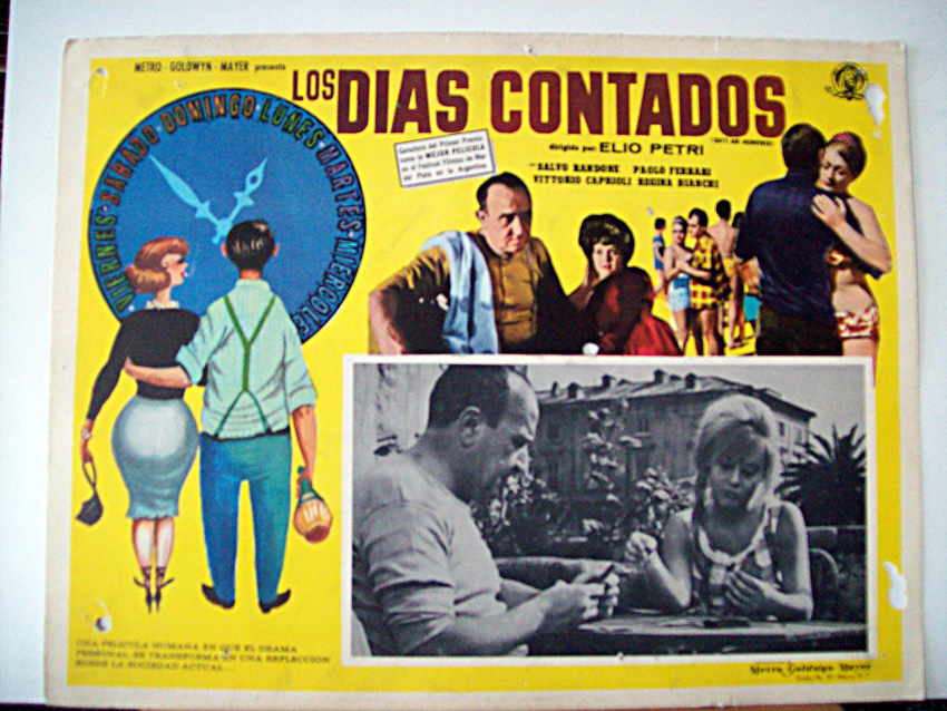 Los Dias Contados Movie Poster I Giorni Contati Movie Poster