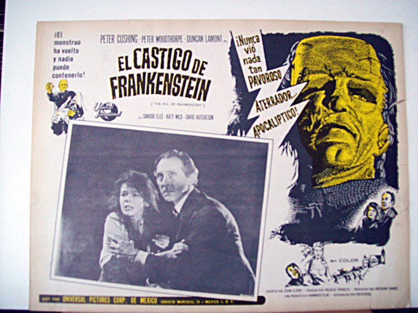 EL CASTIGO DE FRANKENSTEIN