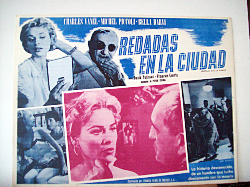 "REDADAS EN LA CIUDAD" MOVIE POSTER "RAFLES SUR LA VILLE" MOVIE POSTER