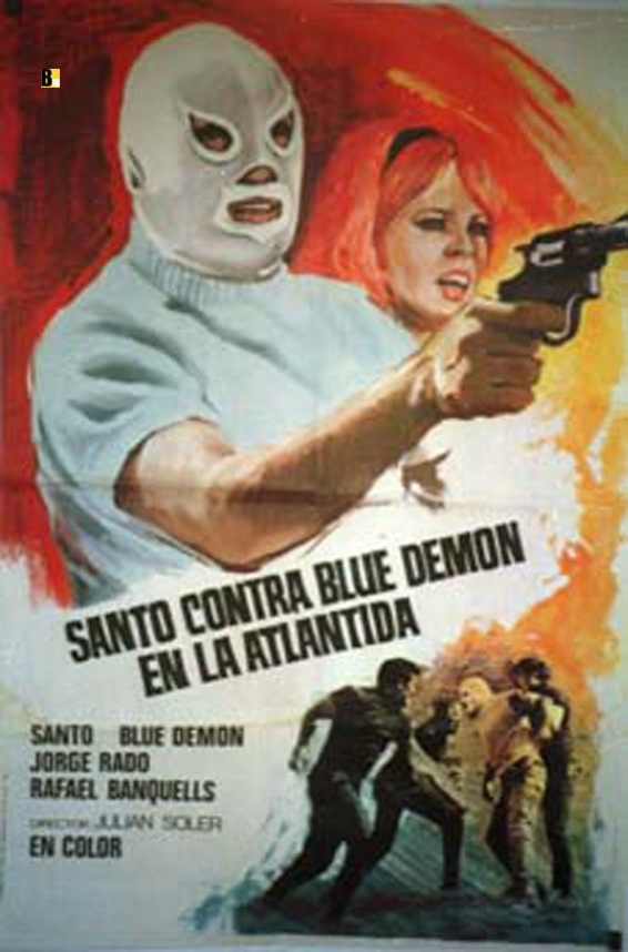 SANTO CONTRA BLUE DEMON EN LA