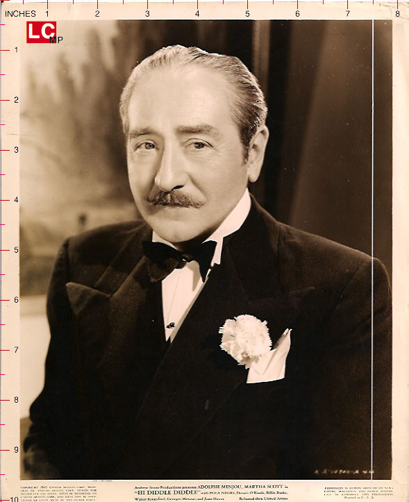 ADOLPHE MENJOU