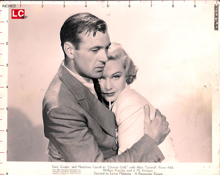 GARY COOPER Y MADELEINE CARROLL