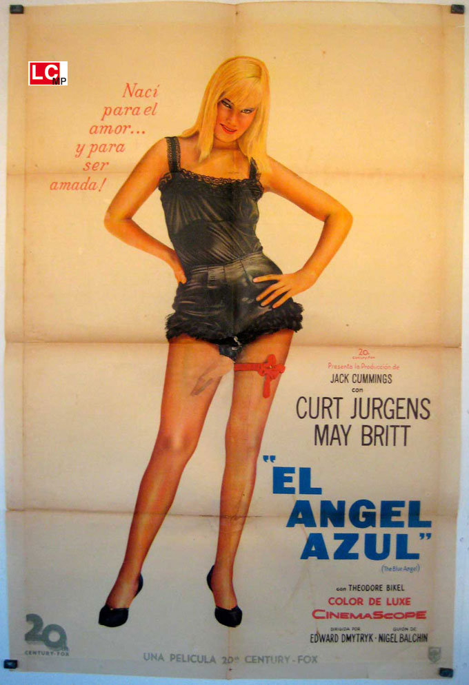 El Angel Azul Movie Poster The Blue Angel Movie Poster 3130