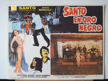 SANTO EN ORO NEGRO