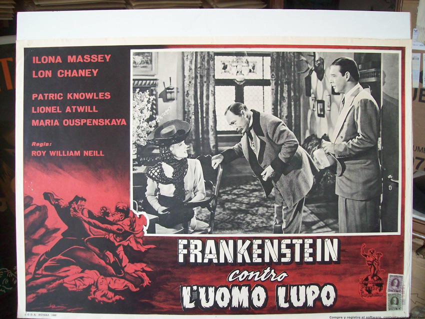 FRANKENSTEIN CONTRO LUOMO LUPO