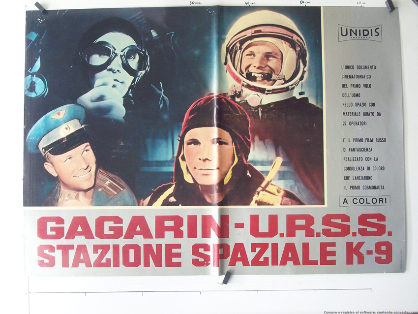 GAGARIN URSS STAZIONE SPAZIALE K9