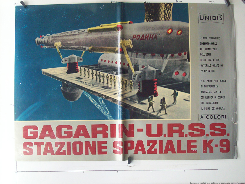 GAGARIN URSS STAZIONE SPAZIALE K9