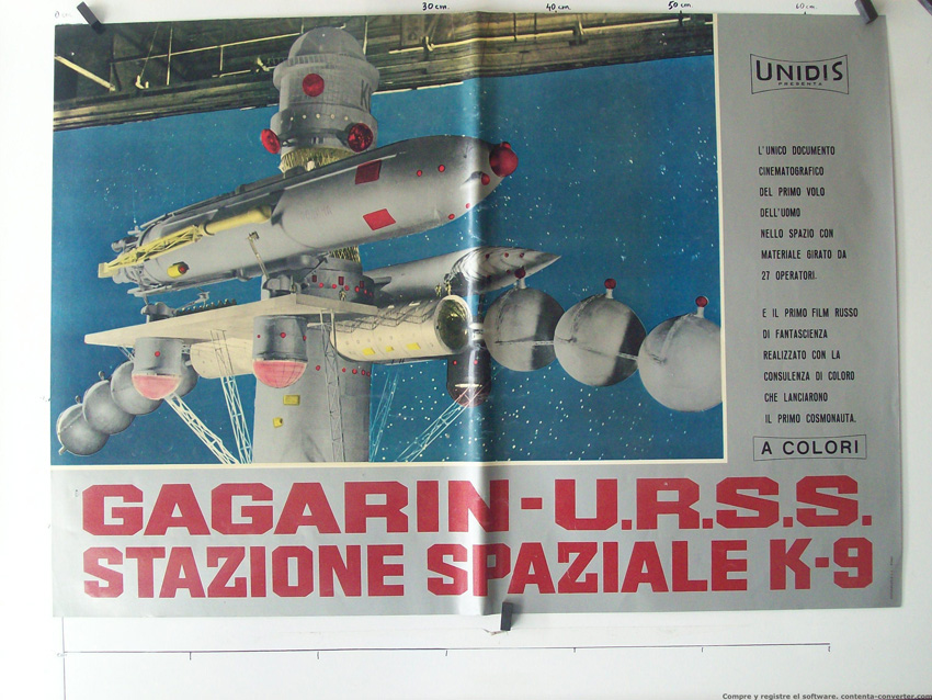 GAGARIN URSS STAZIONE SPAZIALE K9