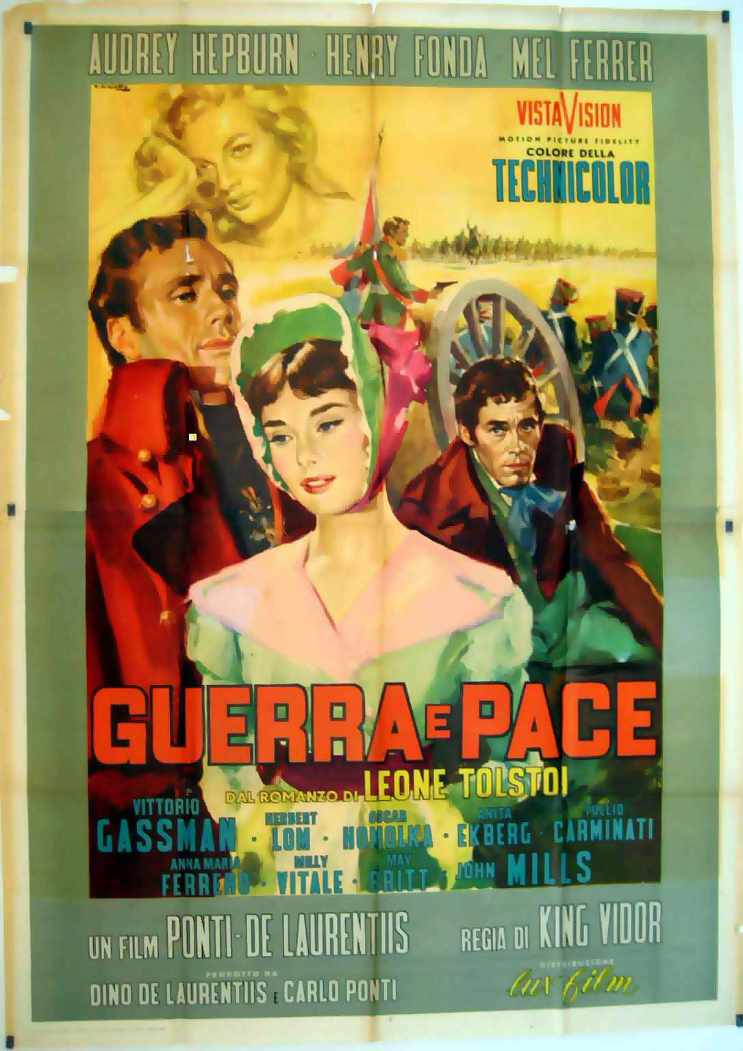 "GUERRA E PACE" MOVIE POSTER - "WAR AND PEACE" MOVIE POSTER