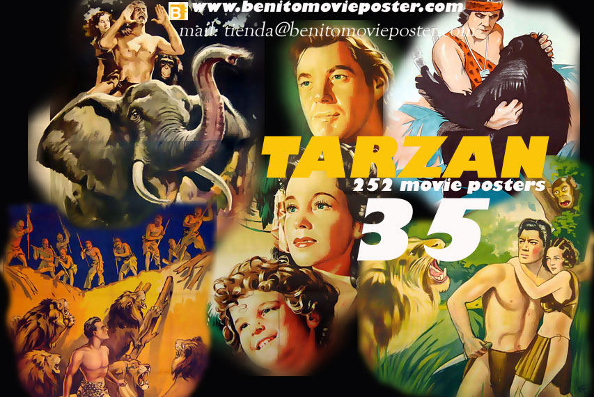 TARZAN 252 MOVIE POSTER. PDF-Book