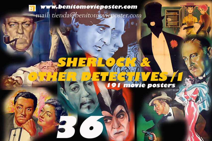SHERLOCK & OTHER DETECTIVE. 191 MOVIE POSTER. PDF-Book