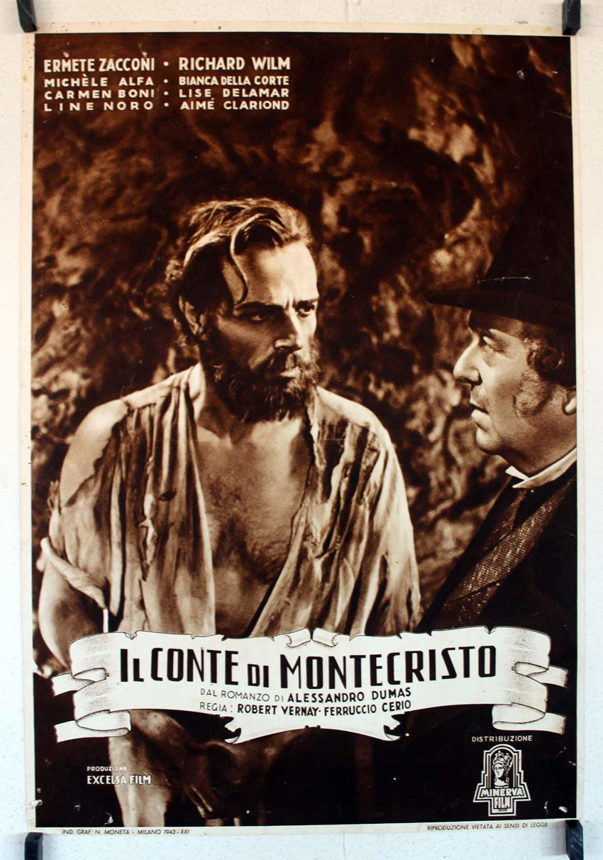 Il Conte Di Montecristo Movie Poster Il Conte Di Montecristo Movie Poster