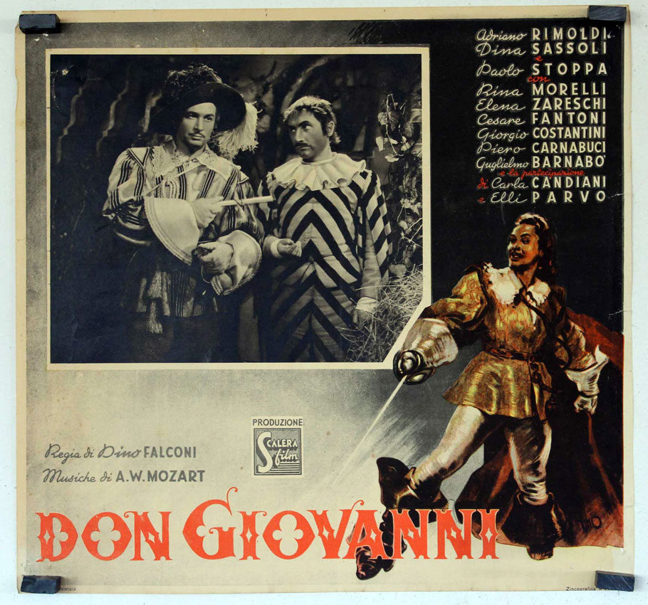 "DON GIOVANNI " MOVIE POSTER - "DON GIOVANNI " MOVIE POSTER