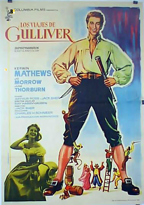 Viajes De Gulliver Los Movie Poster The 3 Worlds Of Gulliver Movie Poster 