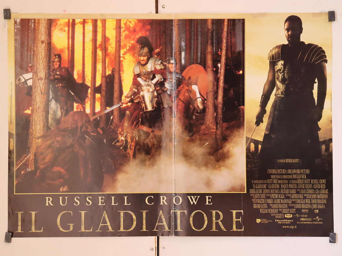 locandina IL GLADIATORE ridley scott russell crowe joaquin phoenix