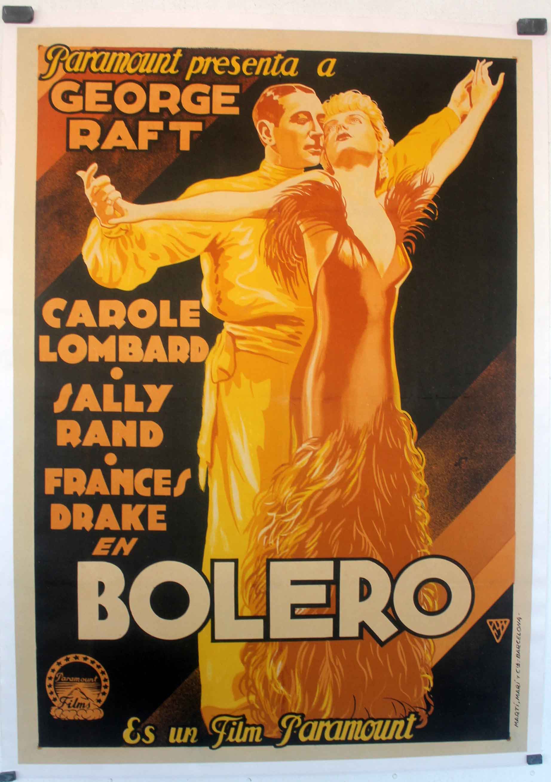  BOLERO MOVIE POSTER BOLERO MOVIE POSTER