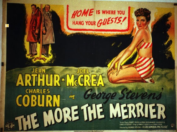 More The Merrier The Movie Poster The More The Merrier Movie Poster