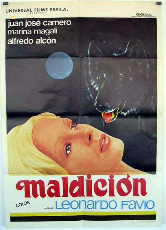 "MALDICION" MOVIE POSTER - "NAZARENO CRUZ Y EL LOBO" MOVIE POSTER