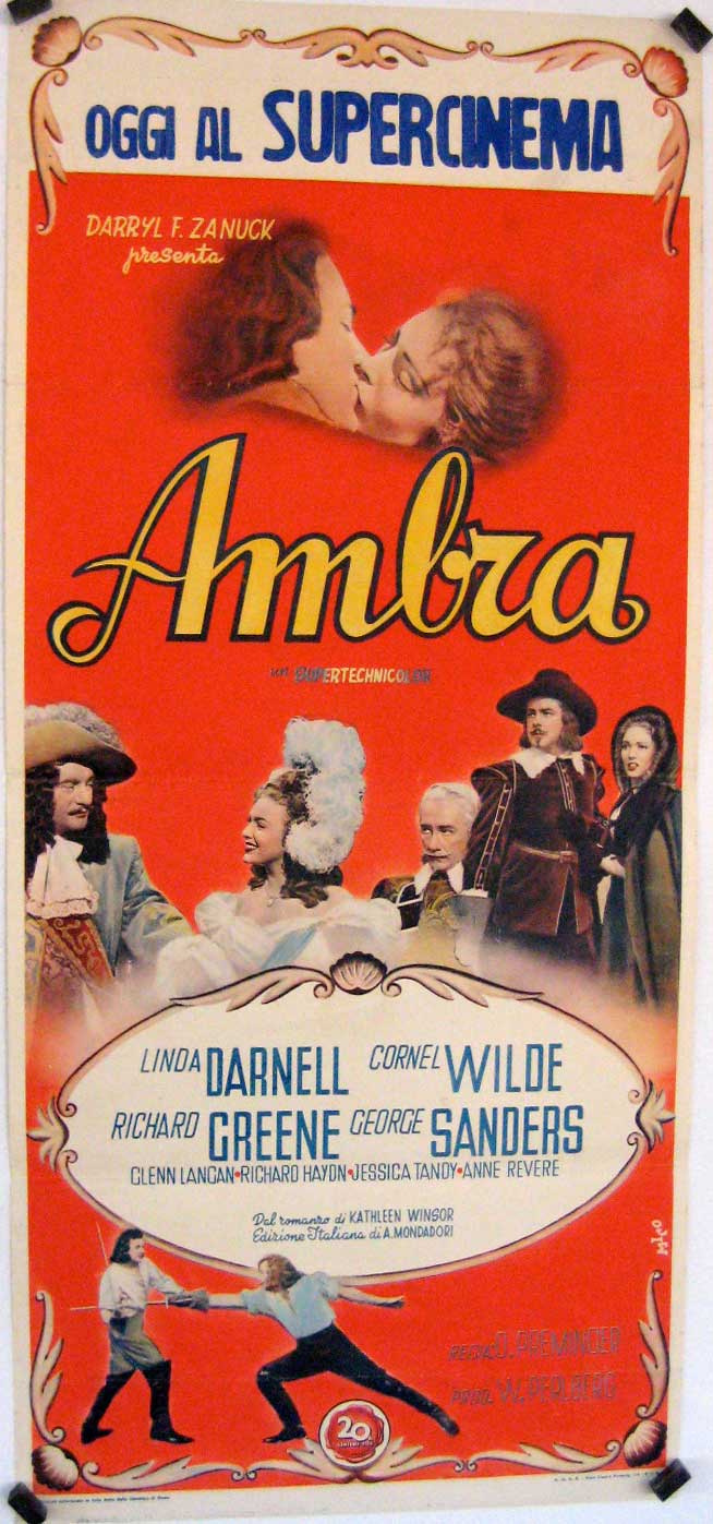 Amber: Entre o Amor e o Pecado (1947), Linda Darnell, Cornel Wilde & George  Sanders, Legendado 