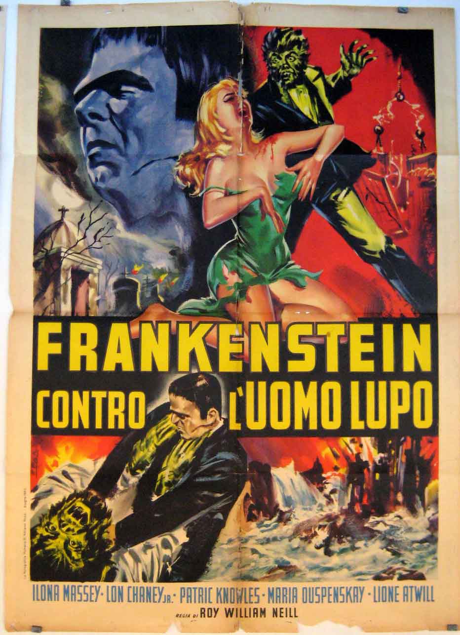 FRANKENSTEIN CONTRO LUOMO LUPO