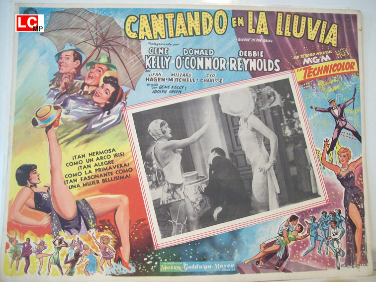 CANTANDO SOTTO LA PIOGGIA MOVIE POSTER - SINGIN IN THE RAIN MOVIE POSTER