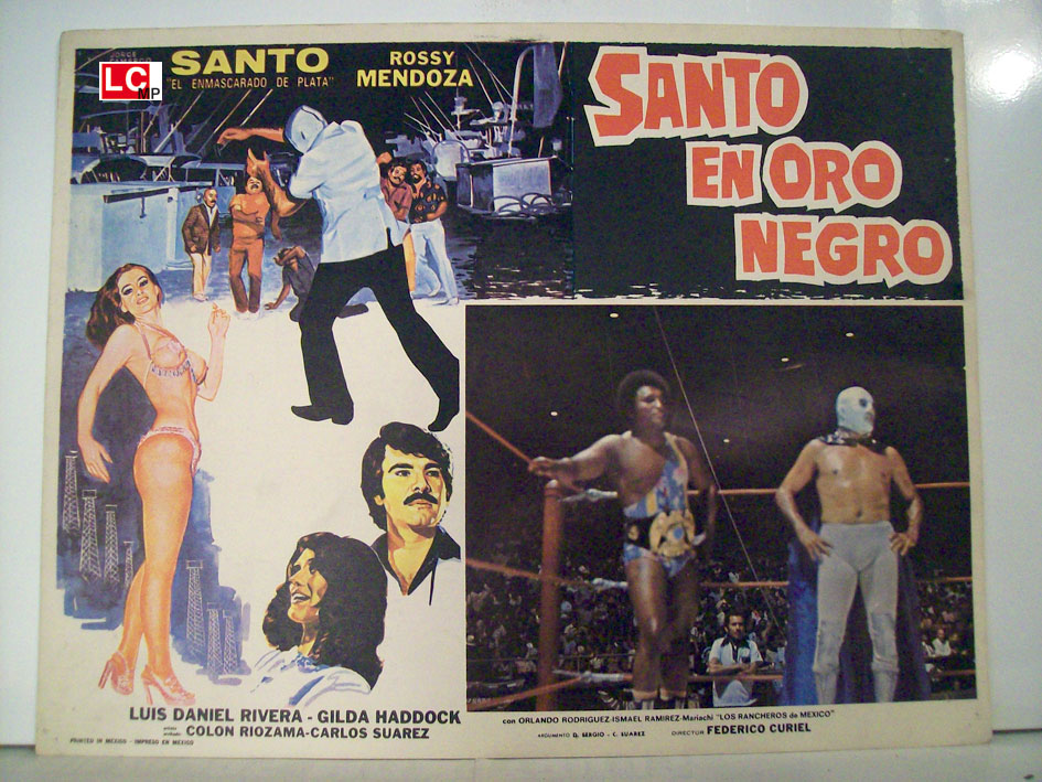 SANTO EN ORO NEGRO