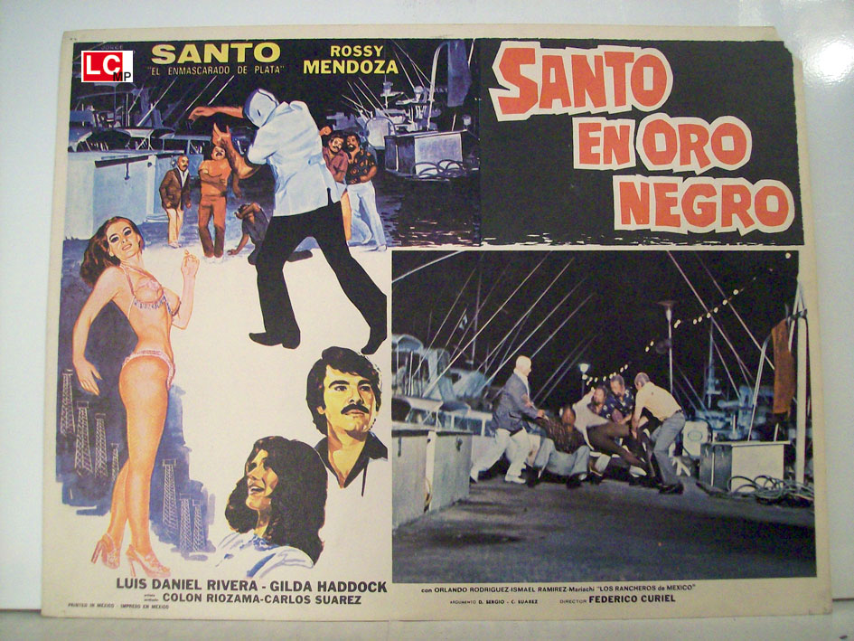 SANTO EN ORO NEGRO