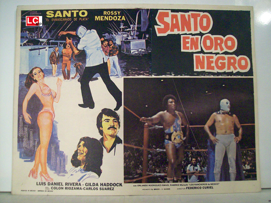 SANTO EN ORO NEGRO