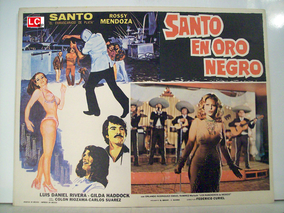 SANTO EN ORO NEGRO