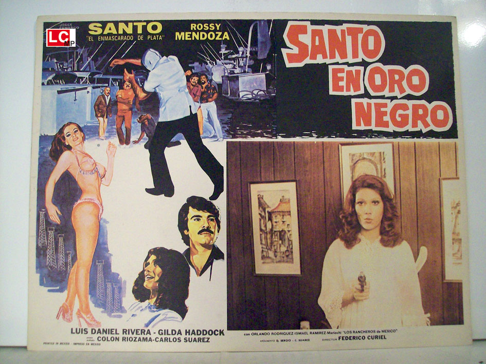 SANTO EN ORO NEGRO