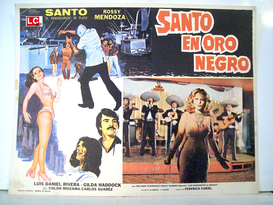 SANTO EN ORO NEGRO