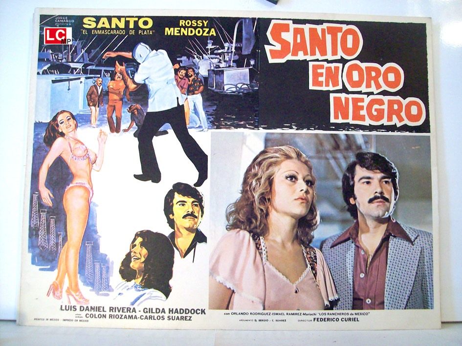 SANTO EN ORO NEGRO