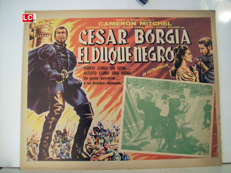 CESAR BORGIA EL DUQUE NEGRO